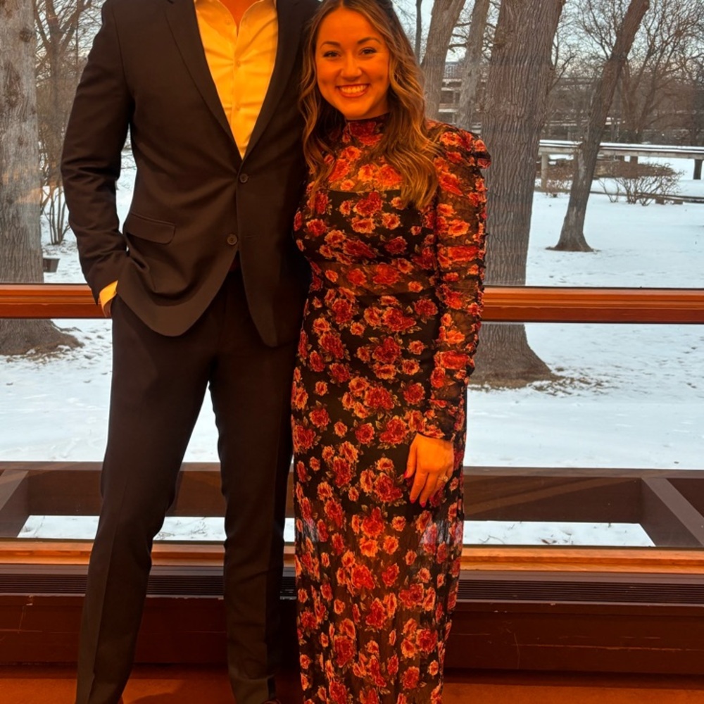 Floral Long Sleeve Dress